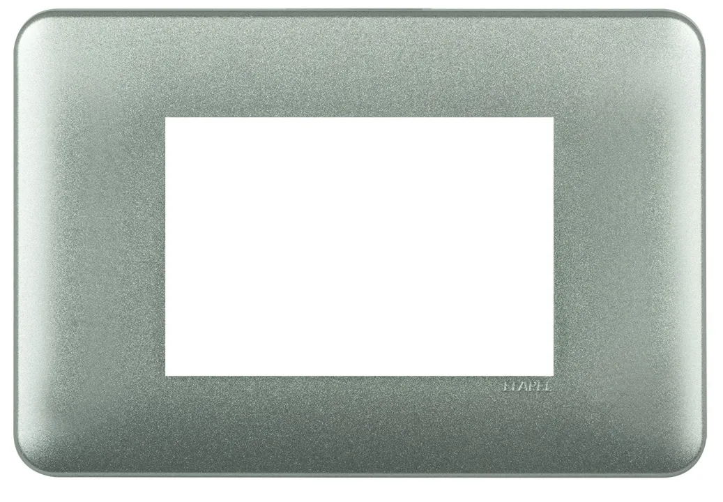 PLAQUE 3 MOD P/ADAP 3 MOD ALUMINE