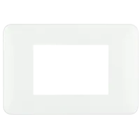 PLAQUE 3 MOD P/ADAP 3 MOD CRISTAL/NOIR MAT