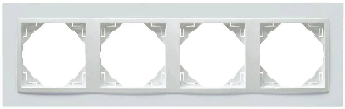MARCO CUÁDRUPLE BLANCO/BLANCO