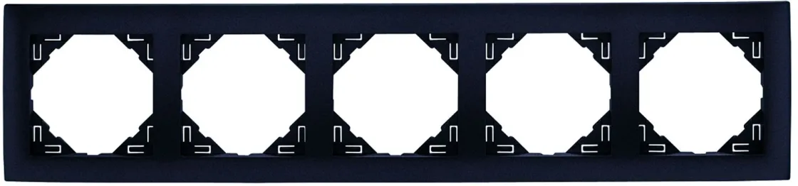 PLAQUE QUINTUPLE GRIS