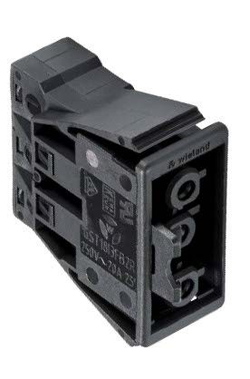 Conetor Rápido 2P + T Fêmea de Painel