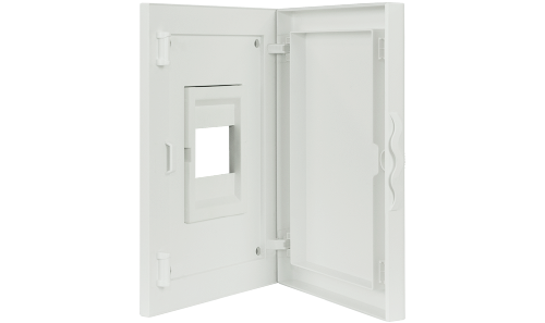 Interior Fitting and Door for Flush Mounting Panelboard - 4 Modules (1x4)
